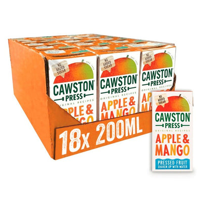 Cawston Press Apple & Mango Kids Juice Drink 18 x 200ml