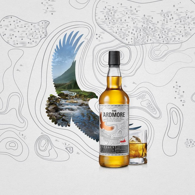 The Ardmore single malt Scotch whisky 70cl (British brand)