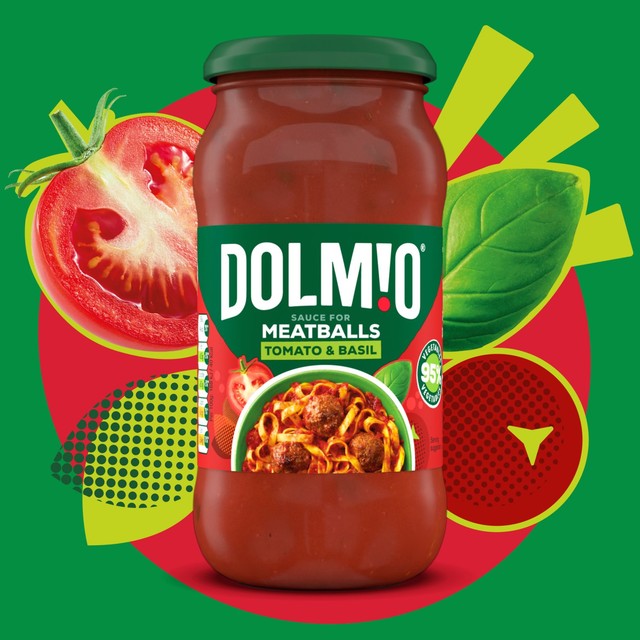 Dolmio Bolognese Meatball Tomato & Basil Pasta Sauce 450g - British product