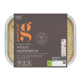 M&S potato dauphinoise side dish 450g, imported from the UK