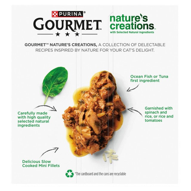 Gourmet fish wet cat food 8 x 85g, UK version