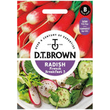 Mr Fothergills French Breakfast radish seeds 750 seeds, imported from the UK