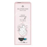 Selenacare teens period knickers sporty black size 12-13 years (British brand)