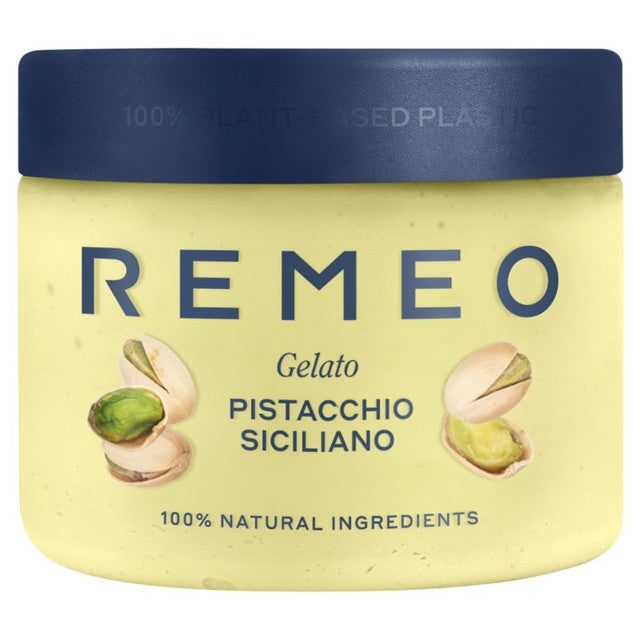 Remeo Pistachio Siciliano Gelato 462ml, imported from the UK