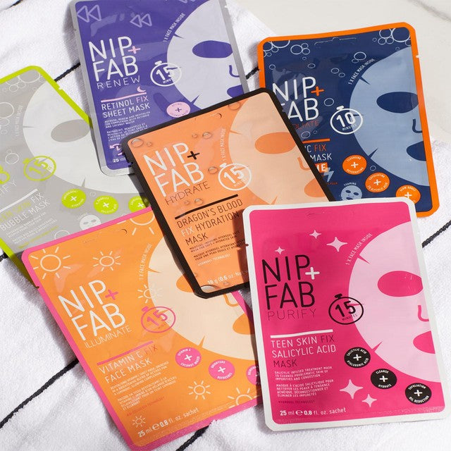Nip+Fab Retinol Fix Anti Ageing Sheet Mask 25ml, imported from the UK