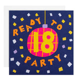 M&S 18th Birthday Greeting Card 15x15cm