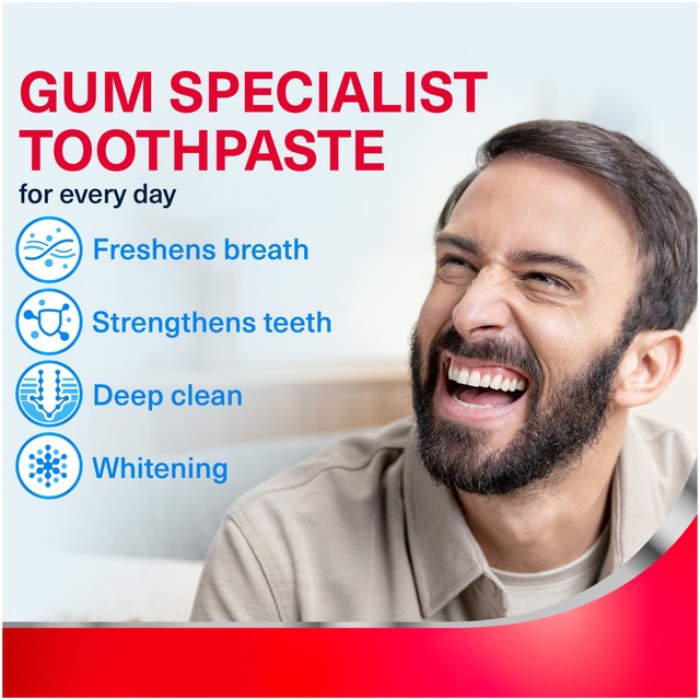 Corsodyl Complete Protection Gum Care Whitening Toothpaste 75ml - British product