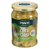 Ponti pepper and lemon artichokes in sauce 300g, imported from the UK