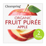 Clearspring Organic Apple Puree Fruit Puree 2 x 100g