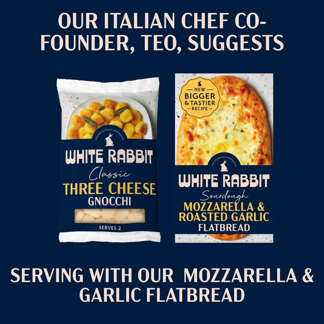 White Rabbit gluten free three cheese filled gnocchi 350g (British brand)