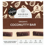 Nourish Organic Coconutty Bars Snack Bars 3 x 60g