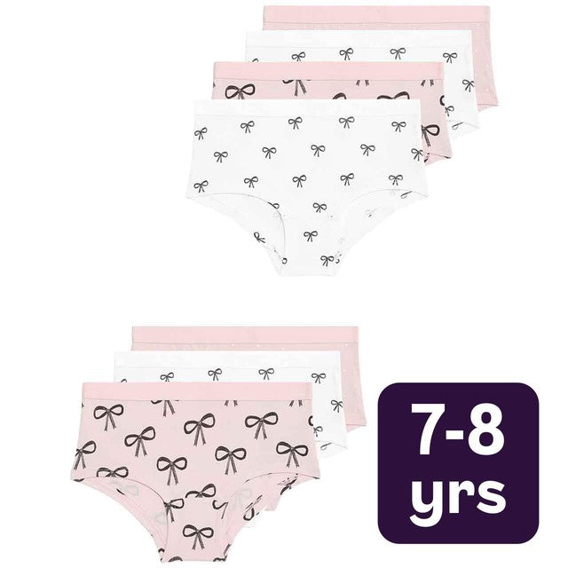 M&S Girls Shorts Pink Mix 7-8 Years, imported from the UK