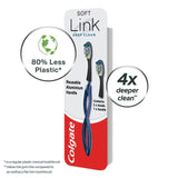 Colgate Link Deep Clean Soft manual toothbrush starter kit - British product