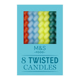 M&S Twisted Candles 8 Pack