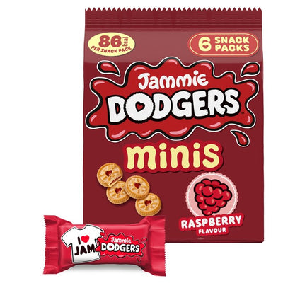 Jammie Dodgers Raspberry Shortcake Biscuits Minis 6 x 20g