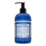 Dr Bronner's peppermint liquid soap 355ml - British product