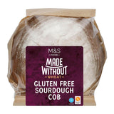 M&S gluten-free sourdough bread cob 400g, imported from the UK