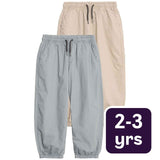 M&S Pull On Trousers Khaki Children's Cotton Trousers 2-3 Years
