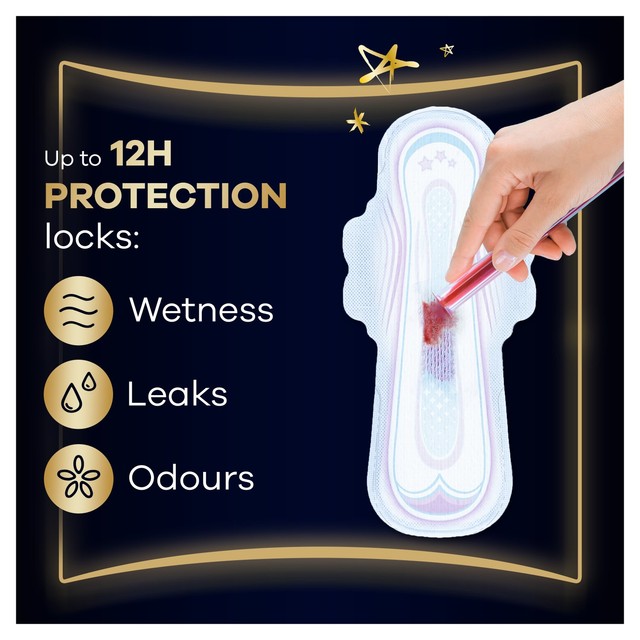 Always Ultra Secure Night Extra sanitary towels Size 5 - British product