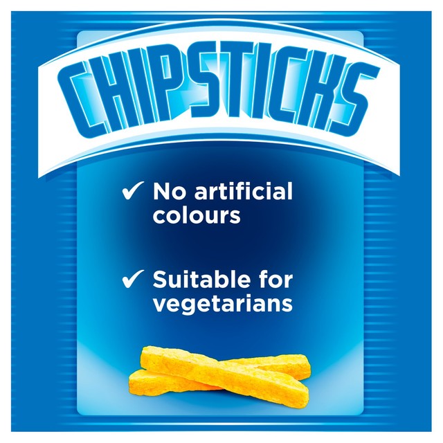 Smiths Chipsticks Salt & Vinegar crisps multipack 6x17g - British product