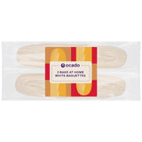 Ocado Bake at Home White Part Baked Baguettes 2 per pack
