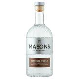 Masons of Yorkshire Espresso Vodka 70cl, imported from the UK