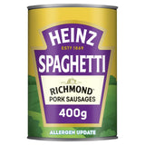 Heinz Spaghetti with Richmond Sausages Tinned Pasta Meal 400g