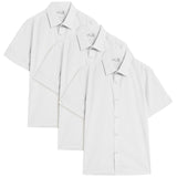 M&S Boys Regular Fit Shirt 3 Pack School Shirt 3-4 Y