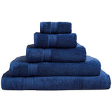 M&S pure cotton face towels in midnight, 2-pack (British brand)