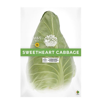 M&S Sweetheart Cabbage British Vegetable