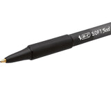 BIC soft feel retractable ballpoint pens black pack of 5 - British product