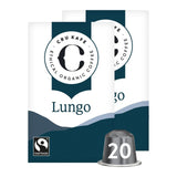 Cru Kafe Organic Fairtrade Lungo Coffee Pods 20s
