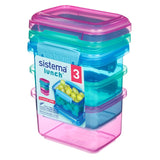 Sistema Lunch Food Storage Containers 3x400ml