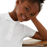 M&S girls slim fit polo shirts 2-pack size 13-14, imported from the UK