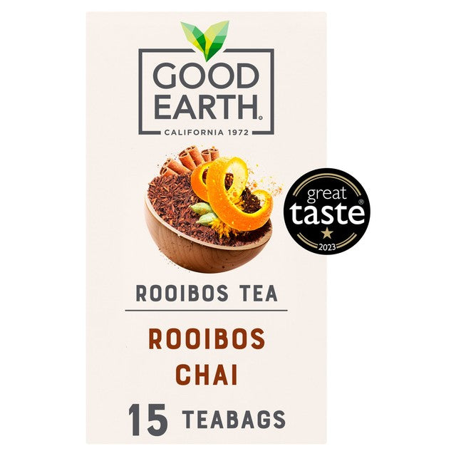 Good Earth Rooibos Chai teabags 15 count - British product
