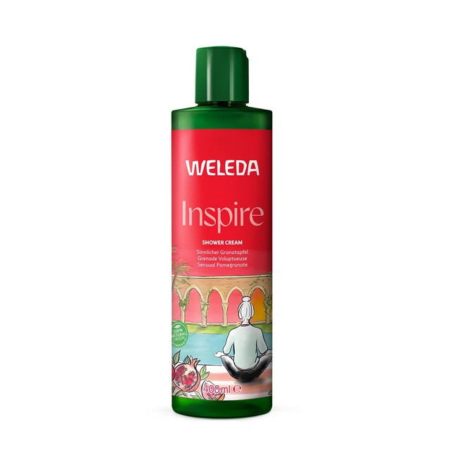 Weleda Pomegranate Shower Cream Wash 400ml (British brand)