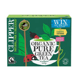 Clipper Organic Fairtrade Pure Green Tea Bags 80 Count