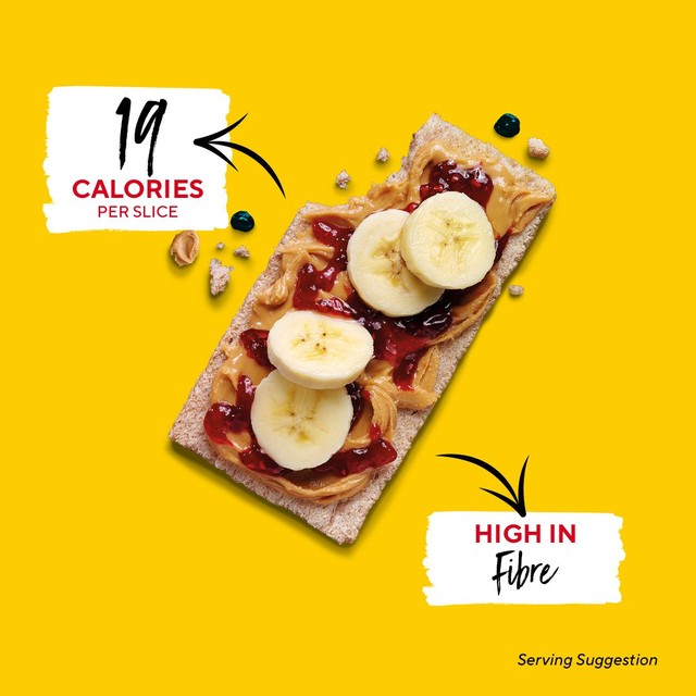 Ryvita Wholegrain Crackerbread 125g, imported from the UK