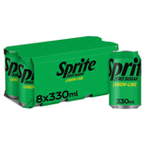 Sprite Zero Sugar Lemon and Lime Sugar-Free Soft Drink 8 x 330ml