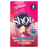 Whitworths Berry Cluster Shots dried fruit snack 4x25g - British product