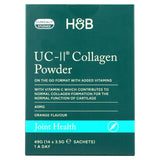 Holland & Barrett UC-II Collagen Powder Sachets Orange Flavour Joint Health Supplement 14 Sachets
