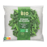 Picard organic frozen spinach leaves 600g, imported from the UK