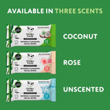 The Cheeky Panda bamboo facial cleansing wipes rose scented (British brand)