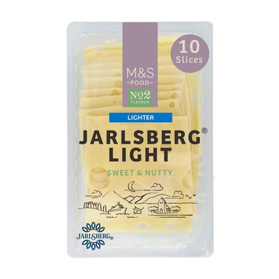 M&S 10 Slices Jarlsberg Light Cheese Slices 200g
