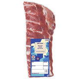 Ocado pork rib rack 550g, imported from the UK