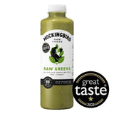 Mockingbird Raw Greens Smoothie with Kiwi, Spinach, Pear, Banana Fruit and Vegetable Smoothie 750ml