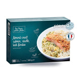 Picard salmon with risotto and creamy leek fondue frozen meal 350g, imported from the UK