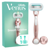 Gillette Venus Deluxe Smooth Sensitive Razor Rose Gold Handle