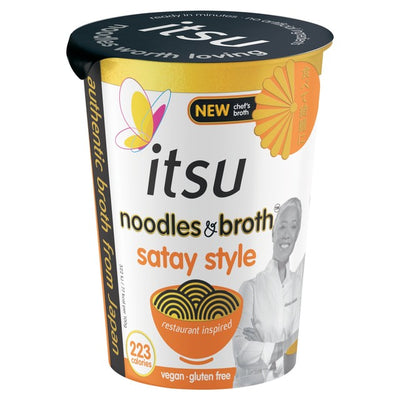 Itsu Satay Style Instant Noodles & Broth Pot 64g