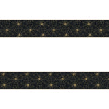 Unique Party Halloween Spider Web Table Cover White, Black & Gold Plastic Table Cover 54 x 84